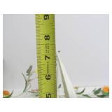 Mid Century Toleware Floral Metal 2-Tier Wall Shelf