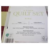 Lenox King size 3 piece quilt set...