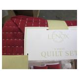 Lenox Full Queen 3 piece quilt set...