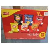 30 Pack of assorted Frito Lay chips...