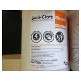 6 Large bleach disinfecting wipes...