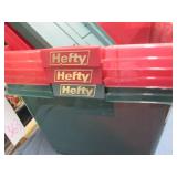 3 Hefty plastic storage totes with ...