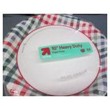 6 Packs of 10" plates...