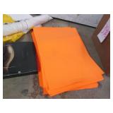 Box of protective gloves, ear muffs...