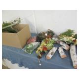 Box filled with mew decorative item...