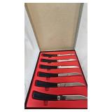 Steak Knife Set, Cookie Jar, Crystal Candy Bowls