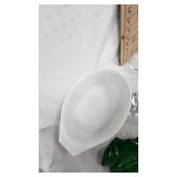 Pyrex 6oz Cups and Metal Frog Décor