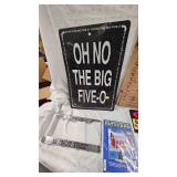 Assorted signs