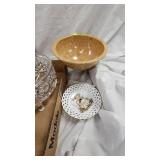 Anchor Hocking 6 oz glass bowls, Texas Ware and others, Crystal Style Candy Dishes