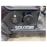 GOLF CART - 2026 - Unused - SDLC80 BLACK  (STOCK PHOTO)