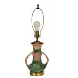 Roseville Water Lily Lamp - Antique Pottery Vase