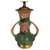 Roseville Water Lily Lamp - Antique Pottery Vase