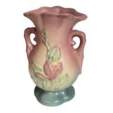 K4 - Vintage Hull Granada Mardi Gras 11in Vase - Magnolia Matte 5in Double-Handled Vase - Hull Art 6.5in Vase