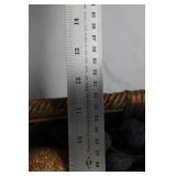 Grapes in Woven Basket- 1 in Diameter Per Berry, Mixed Purple Table Grapes 14" x 11.5"