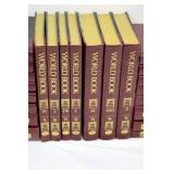 World Book Encyclopedia Set - Burgundy Hardcover Volumes (A-Z) & Science Year