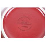 Corelle Coordinates Burgundy Stoneware Bowls - 9"-11" diameter