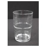 Clear Glass Tumblers - 6-Pack Short Old Fashioned Glasses with Thick Bases 5"tall