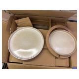 24 Piece Dinnerware Dish Set GDW159CP-24 New X004MD3L21 Light Brown Tan Color