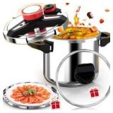 3-in-1 Stainless Steel Pressure Cooker 5.2 QT RETAIL: $75.00