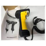 Datalogic PowerScan PD7100 Industrial Barcode Scanner Rugged Handheld Linear Imager Fast 1D Scanning Corded Heavy Duty Yellow Housing Designed For High Volume Use Perfect For Warehouse, Retail, & Dist