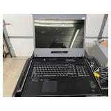 MSRP $2500 Acnodes rackmount LCD KVM console w/integrated keyboard & touchpad monitor *For server racks & control systems allowing multiple machines managed from a single console - Like NEW Co