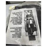 LOT OF 2 TX Heavy Duty Pelvic Traction Belt Systems Rated 200 lb Traction Force Non Slip Decompression Belts For Lumbar Traction Tables Helps Sciatica Herniated Disc Back Pain Relief Perfect For Physi