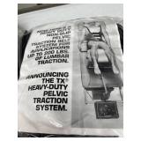 LOT OF 2 TX Heavy Duty Pelvic Traction Belt Systems Rated 200 lb Traction Force Non Slip Decompression Belts For Lumbar Traction Tables Helps Sciatica Herniated Disc Back Pain Relief Perfect For Physi