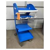 Valleylab Force Triad FT900 Rolling Trolley Cart Multi-Shelf Surgical Equipment Stand w/ Drawer Cord Hooks Perfect For Hospital OR Setup
