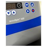 MSRP $3,000 – FISHER SCIENTIFIC ACCUSPIN 400 CENTRIFUGE, DIGITAL BENCHTOP LAB CENTRIFUGE W/ VARIABLE SPEED & TIMER CONTROLS, HIGH-CAPACITY SAMPLE PROCESSING FOR CLINICAL, LAB, RESEARCH & EDU