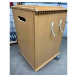 Wooden Medical Cart 3-Drawer Hospital Room Storage Cabinet - Ball-Bearing Drawer Slides, Ample 3-Drawer Storage - Good Condition!