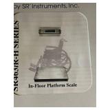 WOW MSRP $8,000! SR Instruments SR463iR In-Floor Platform Scale Flush Mount Design Medical/Vet Scale For Clinics, Hospitals & Animal Centers Heavy Duty- 1000 LB CAPACITY!  Scale Only