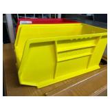 STORAGE SCORE!! MSRP $1500 HUGE LOT 150+ AKRO-MILS AkroBins Stackable Storage Bins Part #30-240 Heavy Duty Industrial 15" x 8" x 7" *Bins stack, sit on shelving or hang from panels/rails Perfect For S