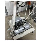 MSRP $8,000 ADEC PAC I SELF-CONTAINED DENTAL DELIVERY SYSTEM, JUN-AIR OILLESS COMPRESSOR, DENTSPLY CAVITRON BUILT-IN ULTRASONIC SCALER, SUCTION & AIR/WATER CONTROLS, MOBILE CLINIC UNIT *MOST PORTA