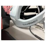 LOT OF 3 Zimmer Biomet TotalShield II Surgical Helmets AAMI Level 4 Protection Quiet Cooling Fan 190 Degree Vision Boa Fit System Includes Extra Batteries + Charging System Perfect For OR Staff Orthop