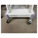 MSRP $3,500 Olympus TC-C2 Compact Endoscopy Trolley Mobile Equipment Cart Adjustable Shelves Quiet Medical Casters Cable Management Designed For Endoscopy Towers Monitor Mounting Scope Storage Perfect