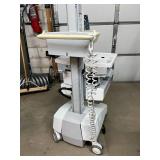 MSRP $8,000 Ergotron StyleView Medical Computer Cart Sit To Stand Height Adjustable Workstation Smooth Rolling Casters Antimicrobial Surfaces Secure Storage Drawer System Perfect For Hospitals EMR Cha