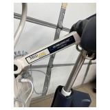 MedCare 440 Stand N Weigh Plus Patient Lift w/ Built In Digital Scale 440 lb Capacity Motorized Sit To Stand Transfer Lift Adjustable Knee Pads Wide Stable Base Perfect For Rehab Centers Assisted Livi