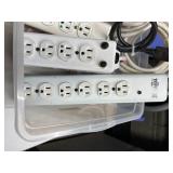 LOT OF 5 Commercial Grade Power Strips Tripp Lite PS-615-HG PS-407-HG-OEM PS-415-HG + Wiremold ULM Series Medical Outlet Strips Green Dot Outlets Long Cords Reset Breakers