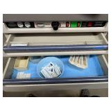 MSRP $2,000 Midmark 498 ENT Treatment Cabinet Power Procedure Center Dual Pump Vacuum + Pressure Foot Pedal Control Storage Drawers Gauge & Regulator Mobile Steel Cart Perfect For ENT Clinics Exams Su