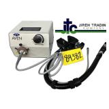 BRIGHT PRO SETUP! MSRP $1,000+ AVEN FOI-150-UL FIBER OPTIC LIGHT SOURCE SYSTEM W/LIGHT CABLE & MANFROTTO 635 FLEXIBLE CLAMP, HIGH-INTENSITY ILLUMINATION FOR MICROSCOPY, INSPECTION & DENTAL/MED