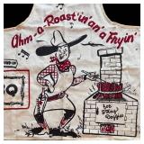 BR1 - Vintage Chef Apron With Hat & Oven Mitt