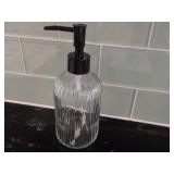 13.5 oz Clear Glass Soap Dispenser...