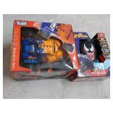 X1B 27 MHZ and Spiderman Flip Car...