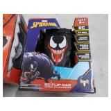 X1B 27 MHZ and Spiderman Flip Car...