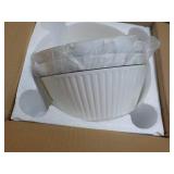 Set of 3 Ceramic Bowls 4 x 8"...