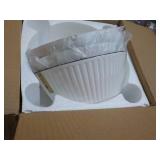 Set of 3 Ceramic Bowls 4 x 8"...