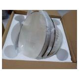 Set of 3 Ceramic Bowls 4 x 8"...