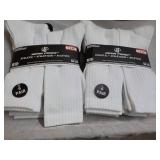 12 pair White Wear Proof Sockings s...