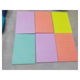 6 Post It 4 x 6" Pads...