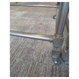 Heavy-Duty Rolling Clothing Rack